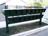 Heavy Duty Stacked Rack for 7 or More Mailboxes