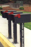 Heavy Duty Break-Away Steel Post with Surface Mount