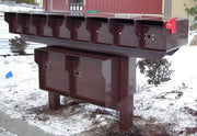 Heavy Duty Stacked Rack for 5 or More Mailboxes