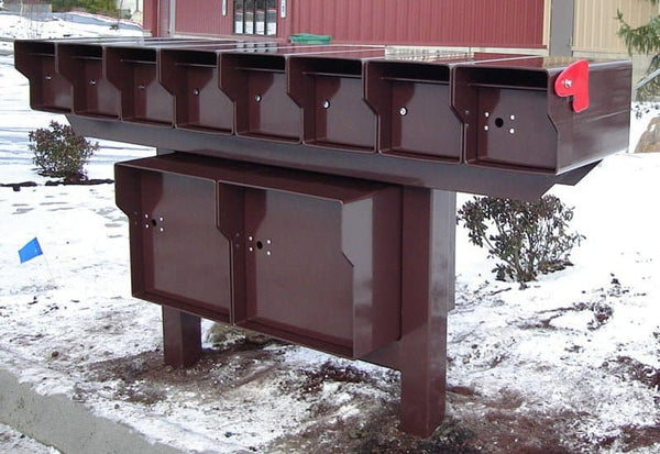 Heavy Duty Stacked Rack for 5 or More Mailboxes