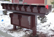 Heavy Duty Stacked Rack for 7 or More Mailboxes