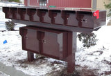 Heavy Duty Stacked Rack for 7 or More Mailboxes