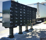 Heavy Duty Break-Away Steel Post with Surface Mount