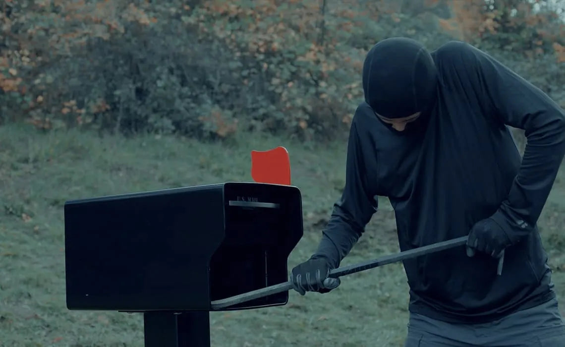 Secure locking mailbox for theft protection