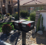 The Fortress : The Ultimate 1/4 Inch Steel High Security Locking Mailbox