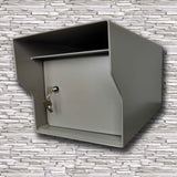 Bunker Mailbox : 1/8 Inch Steel Locking Mailbox
