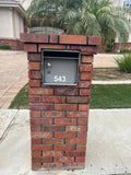 Bunker Mailbox : 1/8 Inch Steel Locking Mailbox