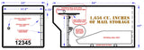 The Large Standard : 1/4 Inch Steel Supreme Locking Mailbox