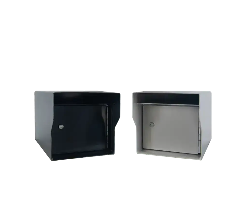 Bunker Mailbox : 1/8 Inch Steel Locking Mailbox