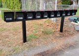 Bunker Mailbox : 1/8 Inch Steel Locking Mailbox