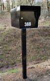 Bunker Mailbox : 1/8 Inch Steel Locking Mailbox