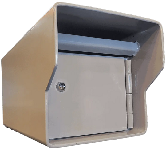 Large Locking Payment Box in Gray