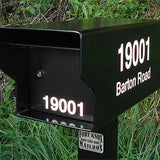 3” Non-Reflective Address Numbers and Letters