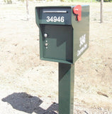3” Non-Reflective Address Numbers and Letters