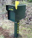 The Vacationer : Large Capacity Indestructible 1/4 Inch Steel Mailbox