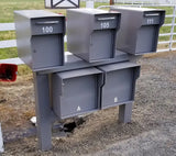 The Vacationer : Large Capacity Indestructible 1/4 Inch Steel Mailbox