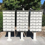 The Cluster Box Units (CBU) 1/4" Steel Neighborhood Security Mailbox
