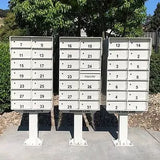 The Cluster Box Units (CBU) 1/4" Steel Neighborhood Security Mailbox