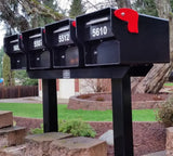Durable Steel U-Rack for 4 or More Mailboxes