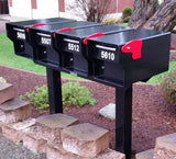 The Fortress - The Ultimate 1/4 Inch Steel High Security Locking Mailbox