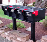 The Fortress : The Ultimate 1/4 Inch Steel High Security Locking Mailbox