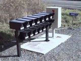 Heavy Duty Stacked Rack for 7 or More Mailboxes