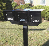 Matching Steel T-Post for 2-3 Mailboxes