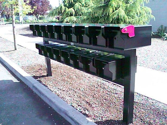 Stackable Mailboxes Heavy Duty Stacked Rack for 7 or More Mailboxes - Fort Knox Mailbox Store