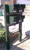 Heavy Duty Stacked Rack for 7 or More Mailboxes