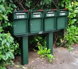 The Vacationer : Large Capacity Indestructible 1/4 Inch Steel Mailbox